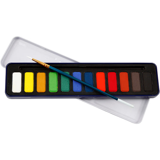 Aquarelverf set - Diverse Kleuren, 1doos