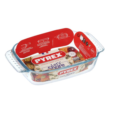 Pyrex braadslede glas classic 22x13cm