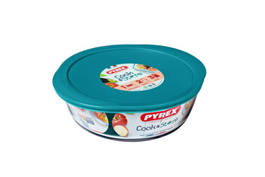 Pyrex cook store ronde bewaarschaal 20x18x7cm - 1.100ml - borosilicate glass