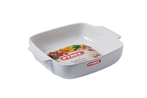 Pyrex signature ovenschaal keramiek wit 22x22cm