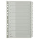 Tabbladen leitz grijs 1 tot 10 a4 160g m² karton