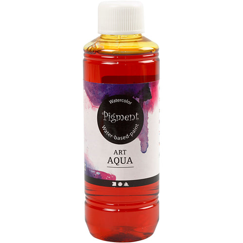Pigment vloeibare aquarelverf, geel, 250 ml 1 fles
