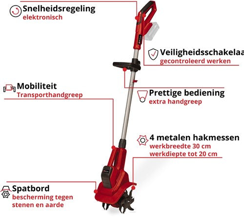 Einhell ge-cr 18 20 li e solo - accu grondfrees | 18v | zonder accu en lader - 3431210 - 3431210