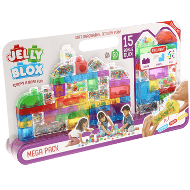 Goliath jelly blox mega pack - constructiespeelgoed - zachte bouwblokken - pijnvrij spelen - vanaf 2 jaar - bpa vrij