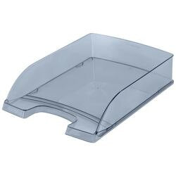 Leitz plus brievenbak - a4 - transparant rookglas