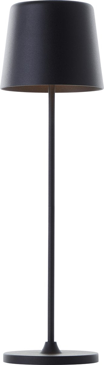 Brilliant kaami oplaadbare tafellamp - buiten - led 2w 3000k - 3 stepdim - ip44 - zwart