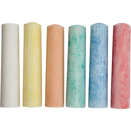 Creativ company stoepkrijt, 6 stuk 1 doos