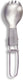 Optimus nl optimus titanium folding spork - campingbestek - titanium