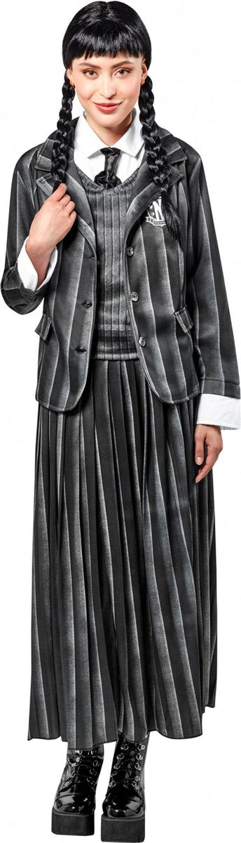 Rubies - wednesday school uniform volwassen (maat m)