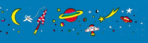 Los draaikapje ruimte blauw