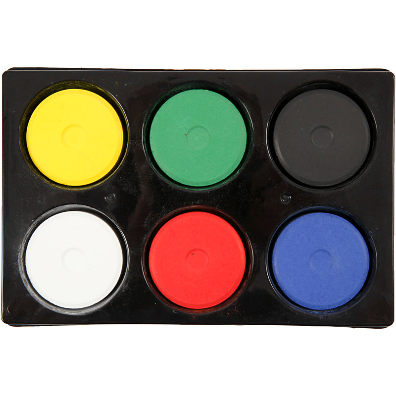 Load image into Gallery viewer, Creativ company https: www.cchobby.nl waterverf-h-19-mm-d-57-mm-primair-kleuren-1-doos

