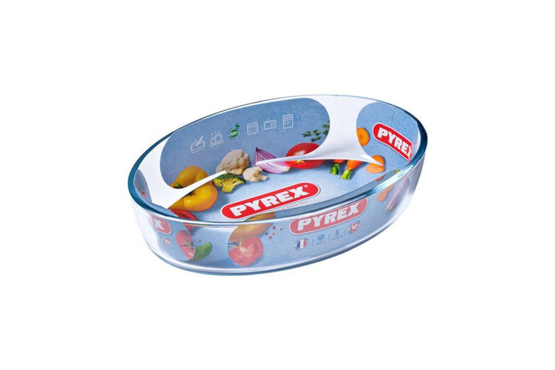 Load image into Gallery viewer, Pyrex ovenschaal ovaal 30x21cm. 2l glas
