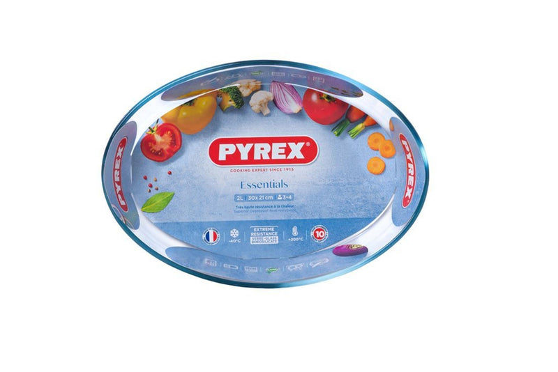 Load image into Gallery viewer, Pyrex ovenschaal ovaal 30x21cm. 2l glas
