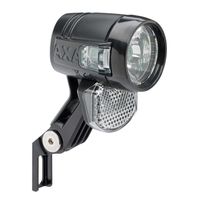 AXA koplamp Blueline 30 lux E-bike accu 6-12V zwart