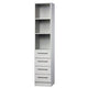 Bach archiefkast hammerer 5-5-7600 grijs 406 mm x 420 mm x 2004 mm