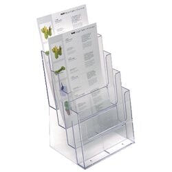 Documenthouder helit bureaustandaard transparant plastic
