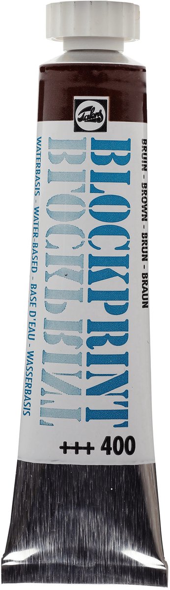 Talens blockprint tube 20ml brown 400