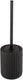 Wenko toiletborstelhouder belluno keramiek mat zwart - toiletborstel met houder - wc borstel met houder vrijstaand - soft touch oppervlak