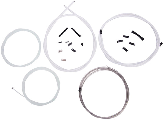 Sram derailleurkabel set slickwire pro line set slickwire pro 2x2300mm white