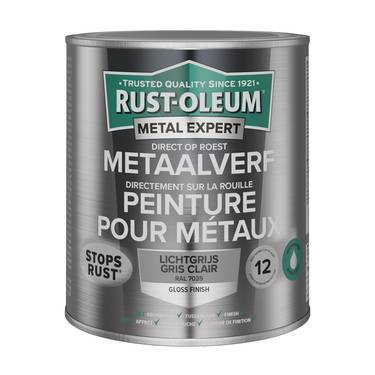Rust-oleum 1071325 - metaalverf-hg - ral7035-750ml direct op roest | 1 stuks