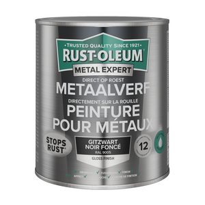 Rust-oleum 1071327 - metaalverf-hg - ral9005 -750ml direct op roest | 1 stuks