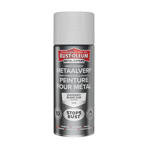 Rust-oleum 1071342 - metaalverf -hg -ral9010 -400ml direct op roest | 1 stuks