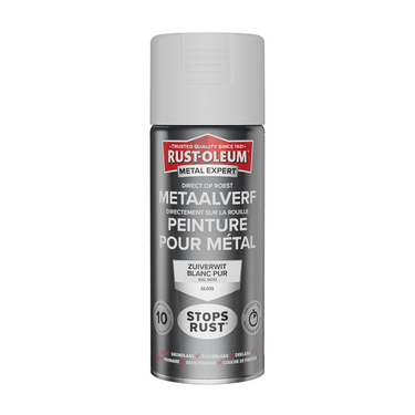 Rust-oleum 1071342 - metaalverf -hg -ral9010 -400ml direct op roest | 1 stuks