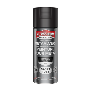 Rust-oleum 1071349 - metaalverf -hg -ral9005 -400mldirect op roest | 1 stuks