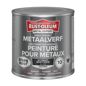 Rust-oleum 1071348 - metaalverf -hg -ral9005 -250mldirect op roest | 1 stuks