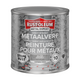 Rust-oleum 1071371 - hamerslag - zilver - 250ml direct op roest - metaalverf | 1 stuks