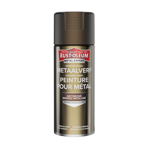 Rust-oleum 1071379 - metaalverf - gietbrons - 400m metal expert designer finish | 1 stuks