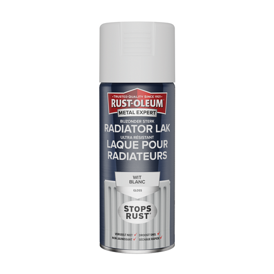 Rust-oleum 1071387 - radiatorlak - hg - wit -400ml | 1 stuks