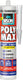 Bison poly max high tack express transparant koker 300 gram, montagelijm, lijmen, monteren en afdichten, unieke smp technologie, oplosmiddelvrij, binnen en buiten, vrijwel alle ondergronden