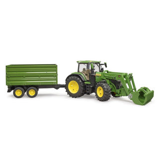 Load image into Gallery viewer, Bruder tractor john deere 7r 350 met aanhanger
