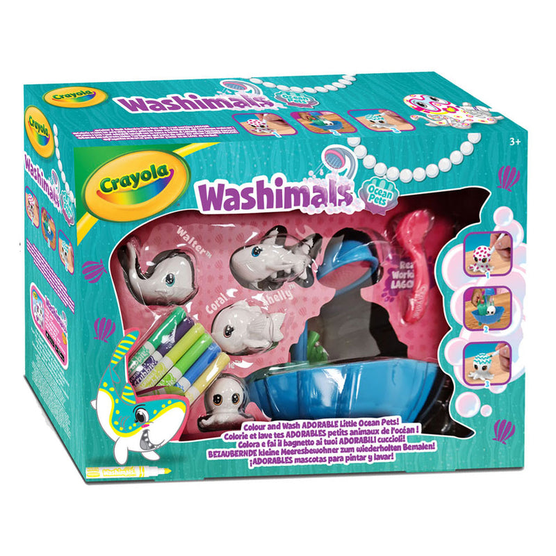 Afbeelding laden in galerijviewer, Crayola Washimals Zeedieren Lagune
