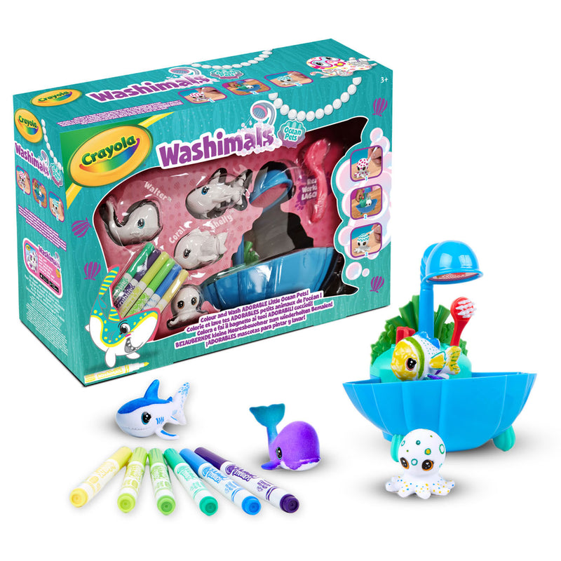 Afbeelding laden in galerijviewer, Crayola Washimals Zeedieren Lagune
