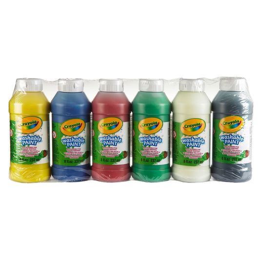 Crayola Vingerverf Afwasbaar, 6 Kleuren