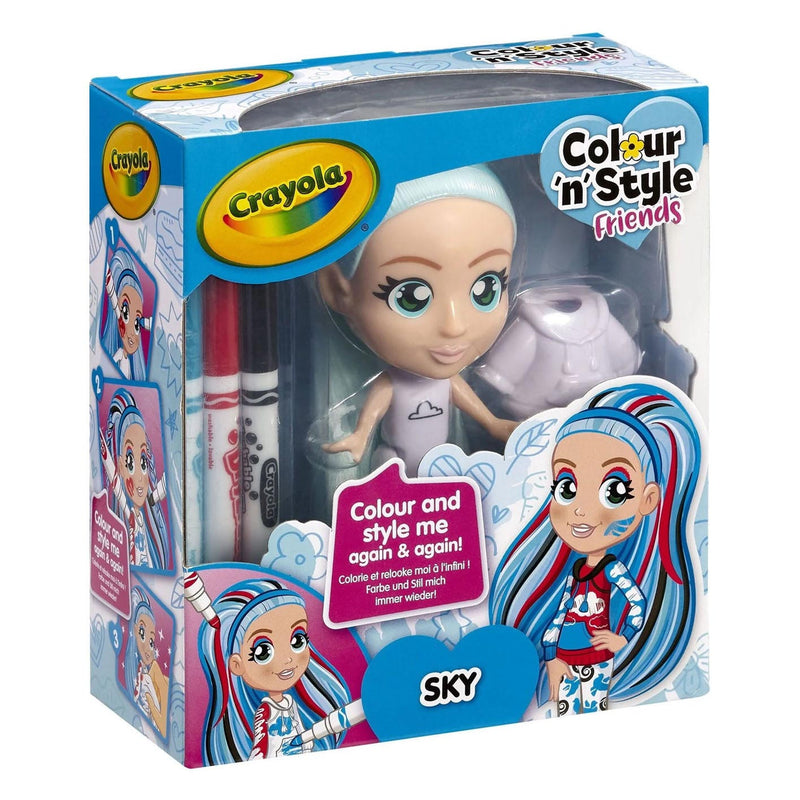 Load image into Gallery viewer, Crayola Colour n Style Friends Inkleuren - Sky
