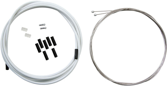 Contec derailleurkabel set shift+ ct shift+ set stainless 1,1mx2275 mm white