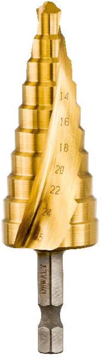 Dewalt accessoires impact metaal trappenboor 14-25mm - dt5030-qz