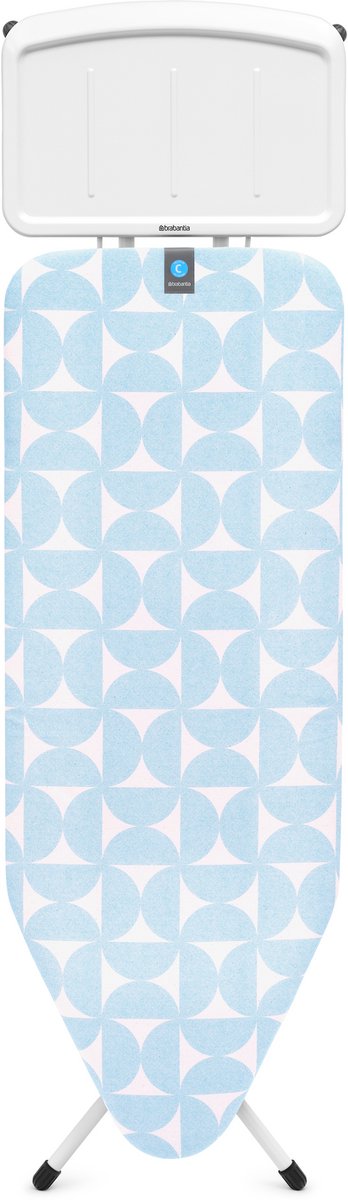 Brabantia strijkplank c - voor stoomgenerator - 124x45cm - fresh breeze