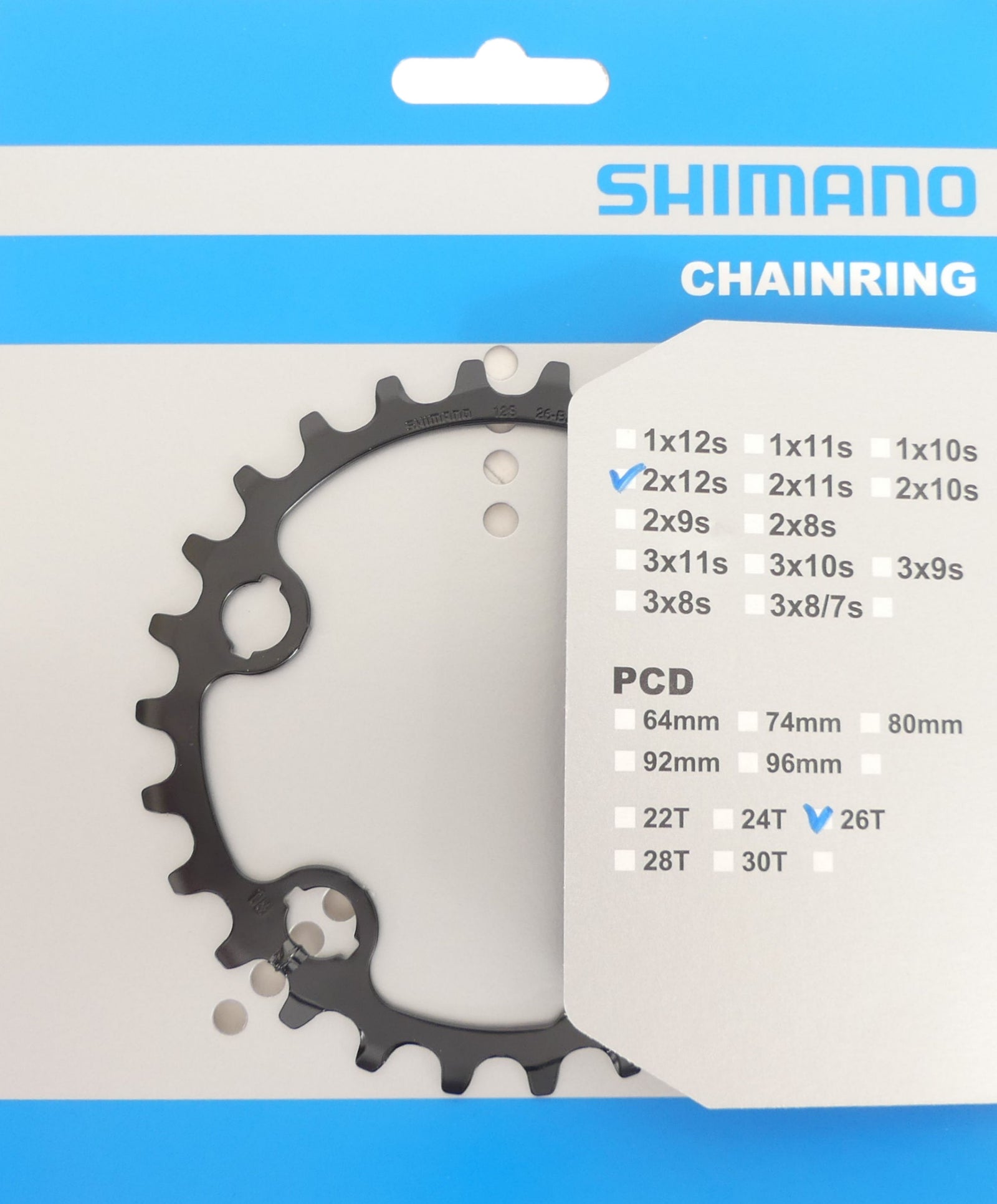 Kettingblad 26T Shimano SLX FC-M7100 FC-M7120 - 12 speed