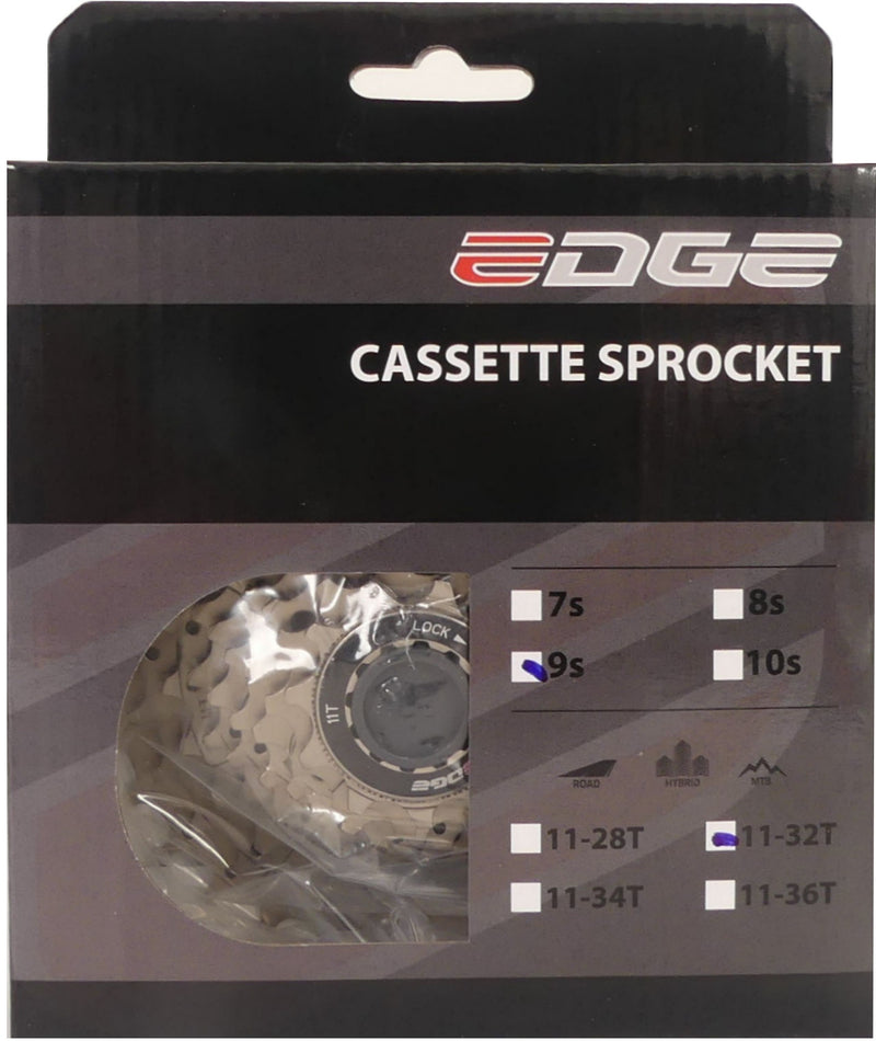 Load image into Gallery viewer, Edge cassette 9 speed cs-m5009 11-32t - zilver
