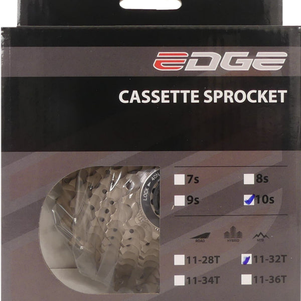 Edge Cassette 10 speed CS-M6010 11-32T zilver