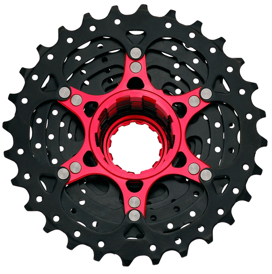 Sunrace cassette 10 speed csrx0 11-25t - zwart