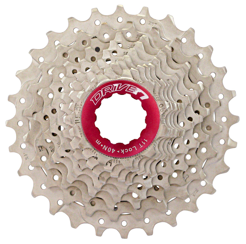 Load image into Gallery viewer, SunRace csrx0 cassette 10 speed 11-25 metallic zilver in box
