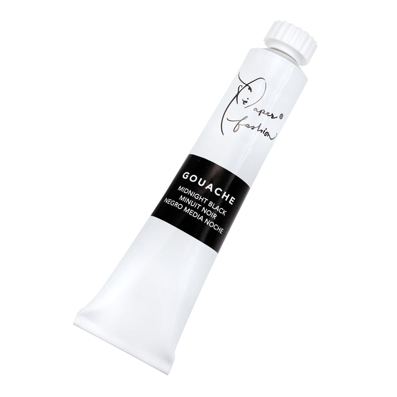 Load image into Gallery viewer, American crafts • paper fashion gouache verf 20ml midnight black
