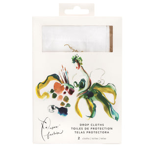 American crafts • paper fashion tool drop cloths 2 pieces