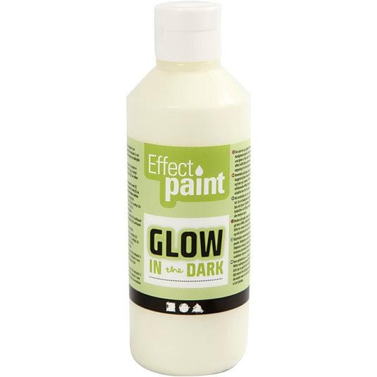 Glow in the Dark Verf Geel Groen, 250ml
