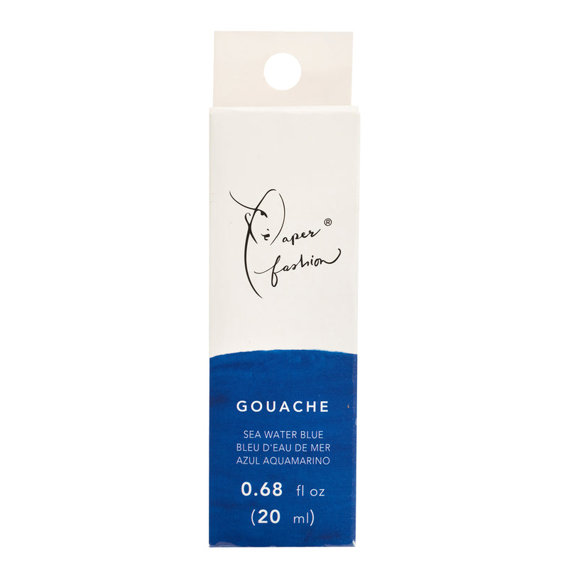 Load image into Gallery viewer, American crafts • paper fashion gouache verf 20ml seawater blue

